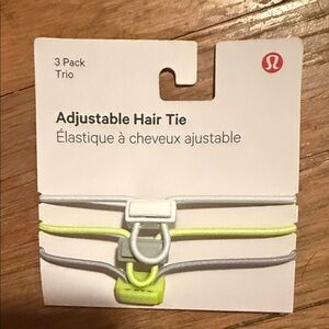 🔥Lululemon Adjustable Hair Tie Trio
